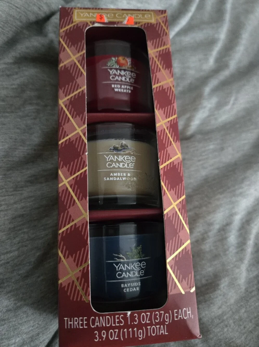 NWT Yankee Candle 3-Pack Mini Candle Set